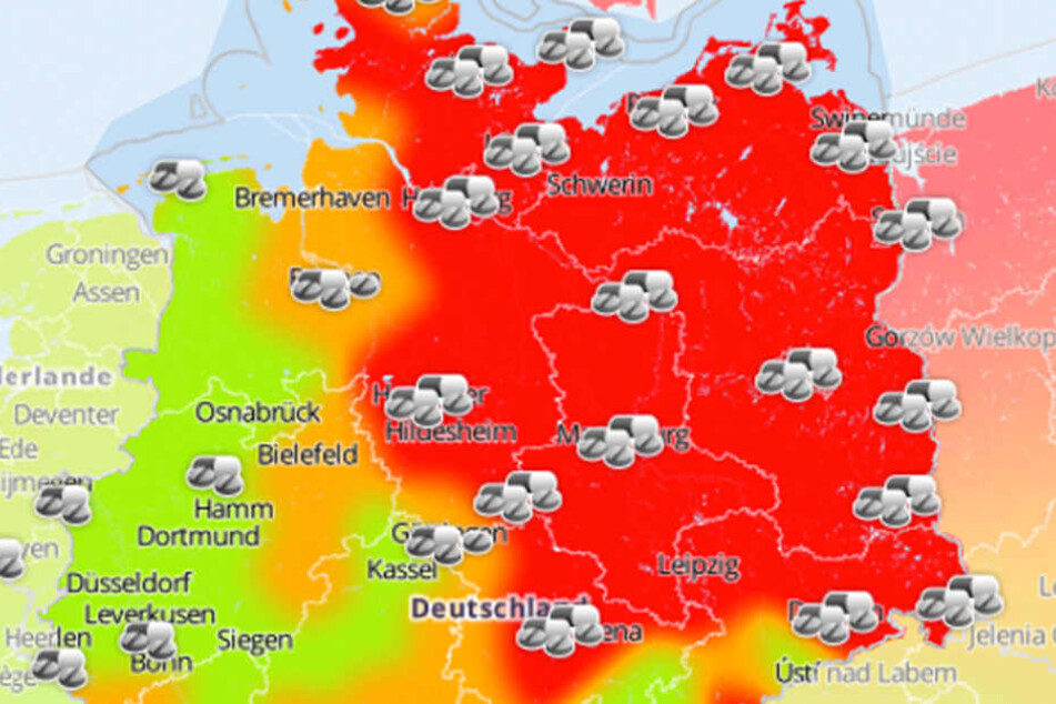 Besonders im Osten herrscht derzeit eine erhöhte Erkältungsgefahr.