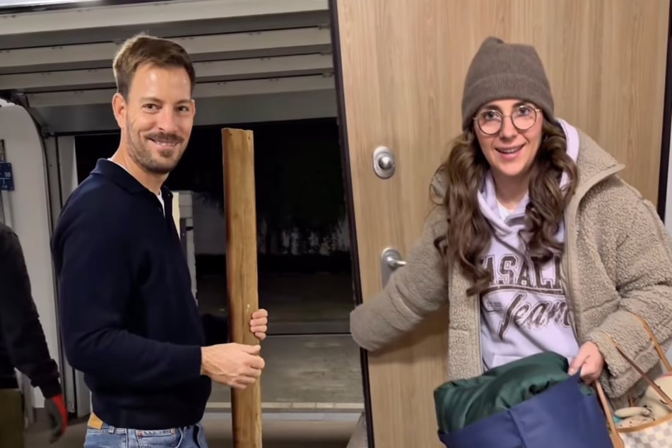 Der ehemalige Farmer Gerald Heiser (40) strahlt. Auch seiner Frau Anna (35) geht es momentan gut.