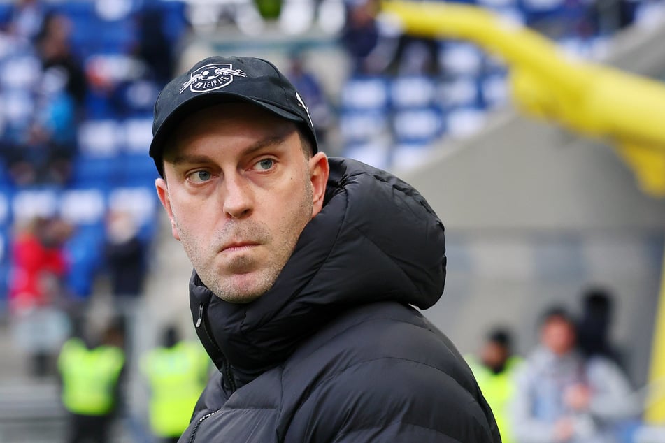 RB Leipzigs Trainer Ole Werner (37).