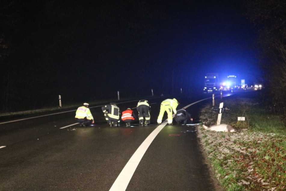 Die von einem Pkw erfasste Polizistin erlag ihren schweren Verletzungen.