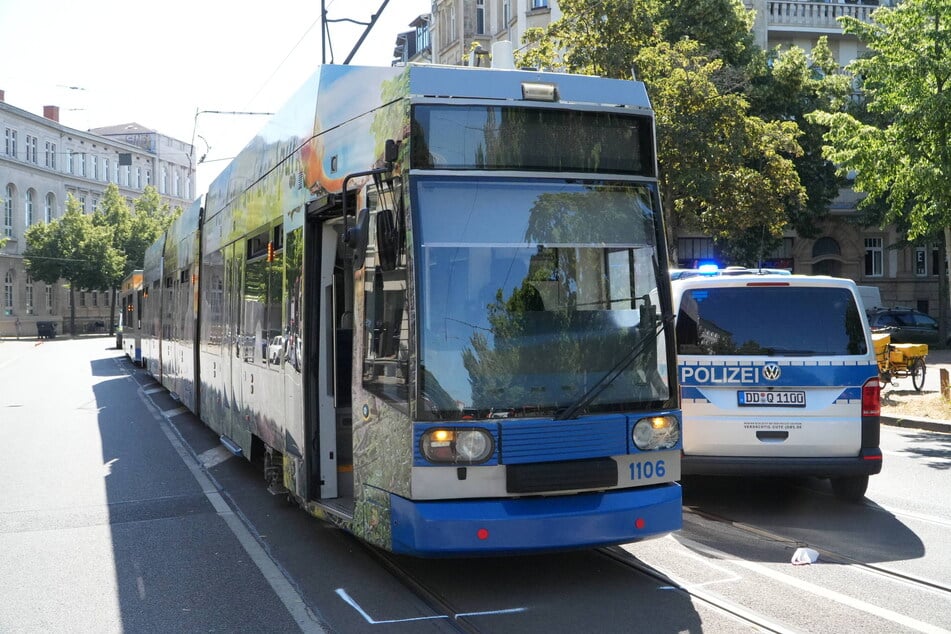 Bei dem Unfall mit der Tram wurde eine Frau verletzt.