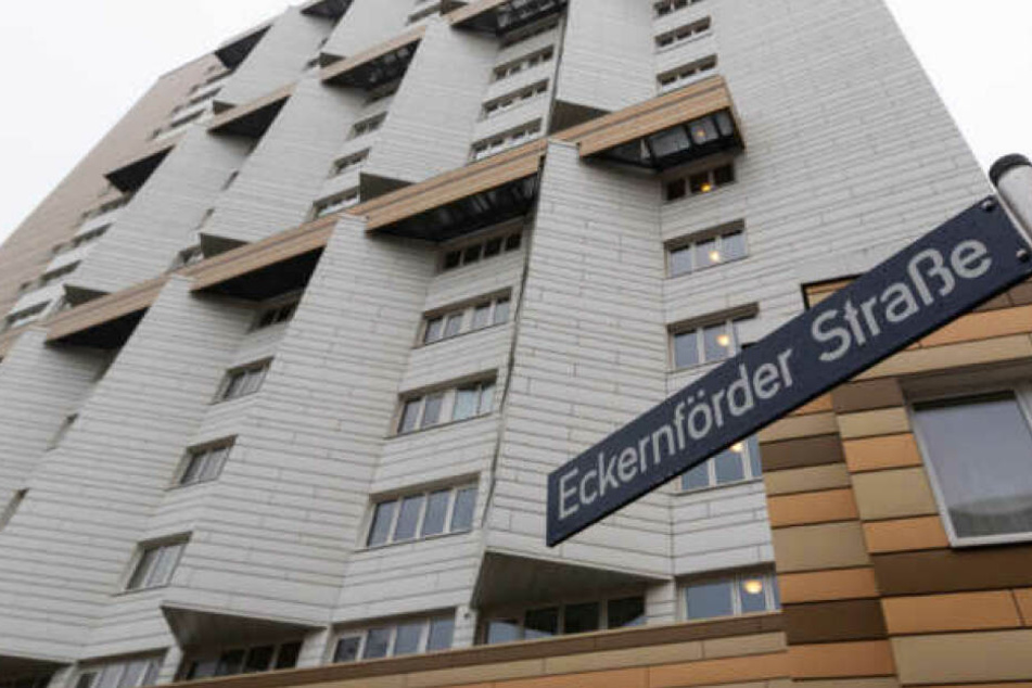 In diesem Wohnhaus an der Eckernförder Straße ereignete sich die schreckliche Tat.