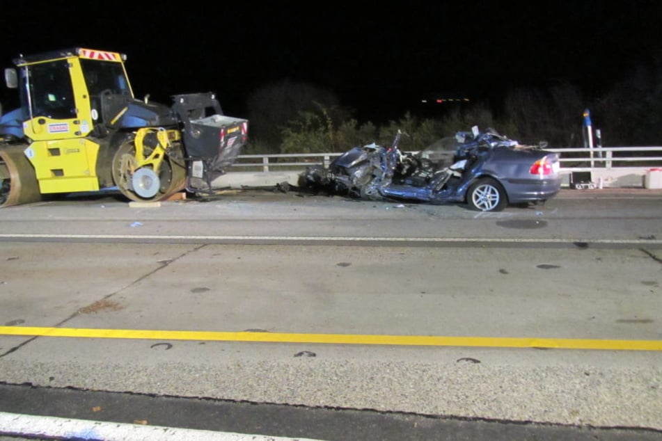 Das Auto war nach dem Unfall kaum noch wiederzuerkennen.