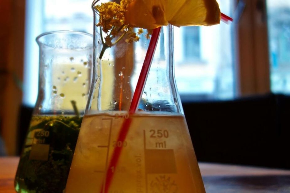 Das Pizza Lab könnte man tatsächlich als Labor betrachten - nicht nur mit den Drinks wird herumexperimentiert.