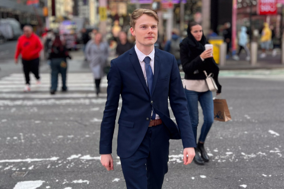 Das Hotel, in dem Lukas Hässner (24) übernachtete, befand sich mitten in Manhattan.