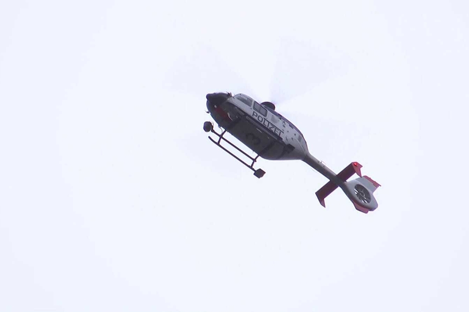 A police helicopter was also used.