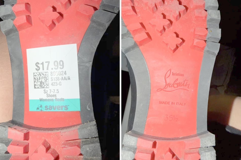 Unter dem Preisschild versteckte sich der Name der Luxusmarke.