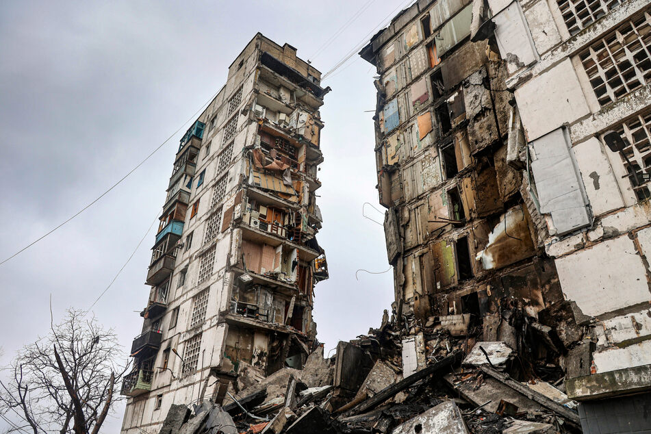 Die Hafenstadt Mariupol ist weitgehend zerstört.