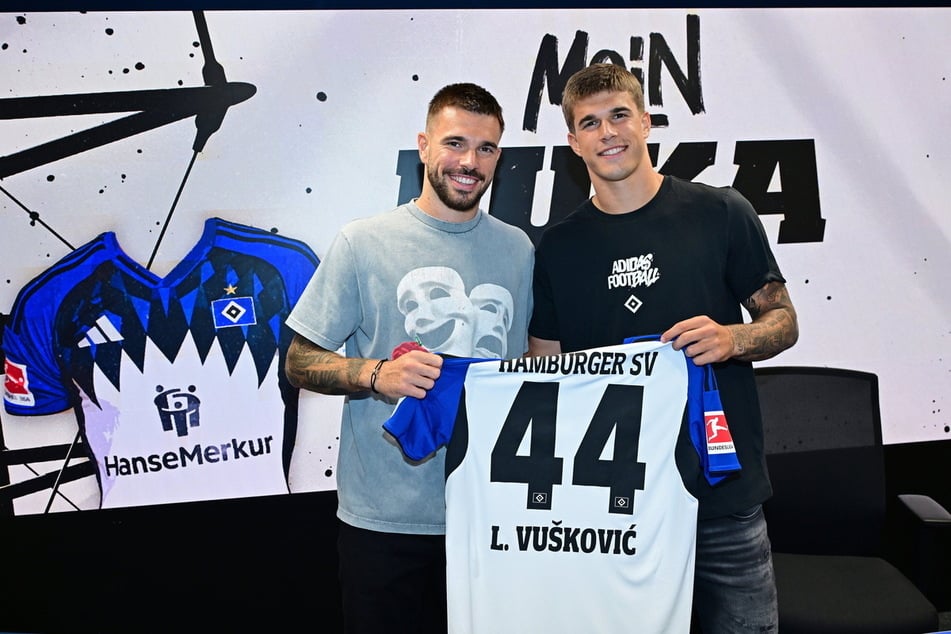 Luka Vuskovic (19, r.) mit seinem Bruder Mario Vuskovic (24) . Der Kroate ist derzeit wegen Dopings gesperrt.