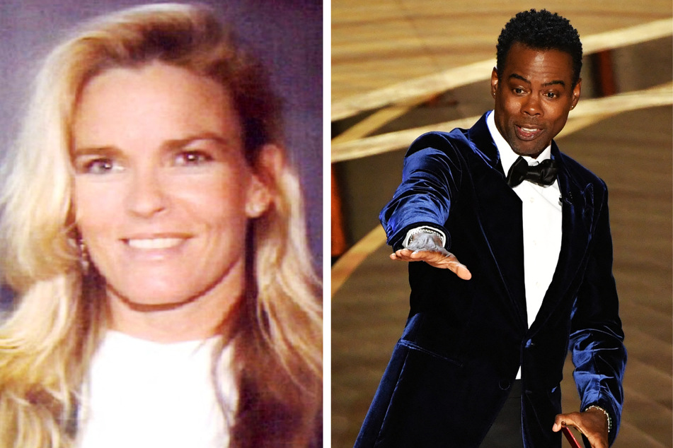 Comedian Chris Rock is under fire for making a dark joke about being asked to host the 2023 Oscars and roping in Nicole Brown Simpson (l) after the infamous Will Smith slap incident.