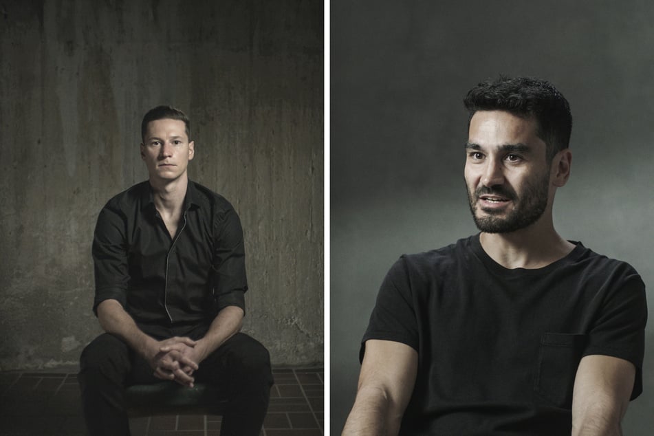 Mehrere beteiligte Nationalspieler wie Julian Draxler (32, l.) und Ilkay Gündogan (35) erinnern sich in einer Sky-Dokumentation, wie sie den Abend der Terror-Anschläge von Paris erlebt haben.