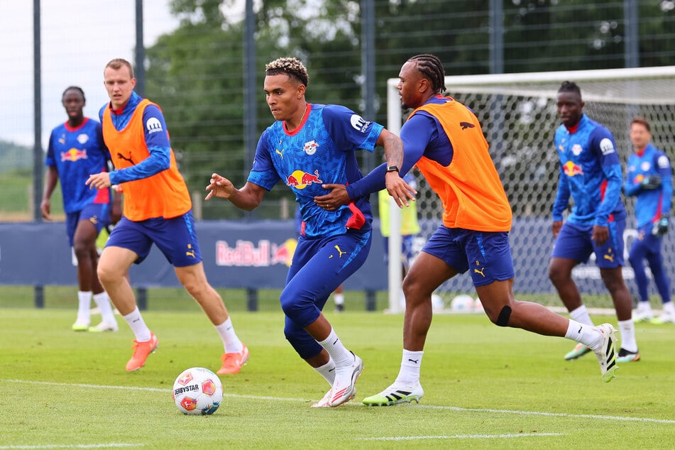 Antonio Nusa war in den ersten Trainings kaum zu halten.