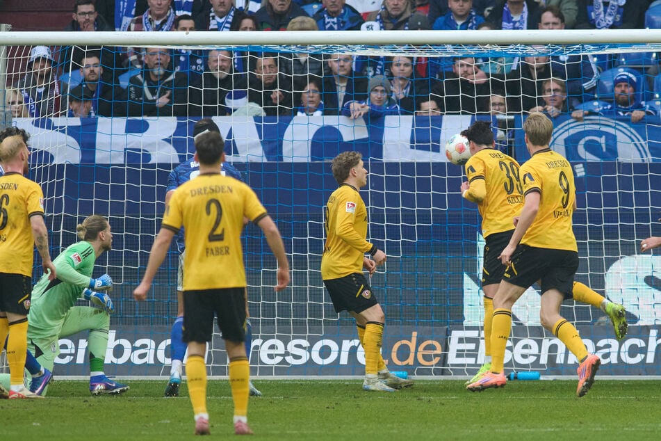 Thomas Keller erzielt sein drittes Tor im vierten Spiel für Dynamo Dresden.