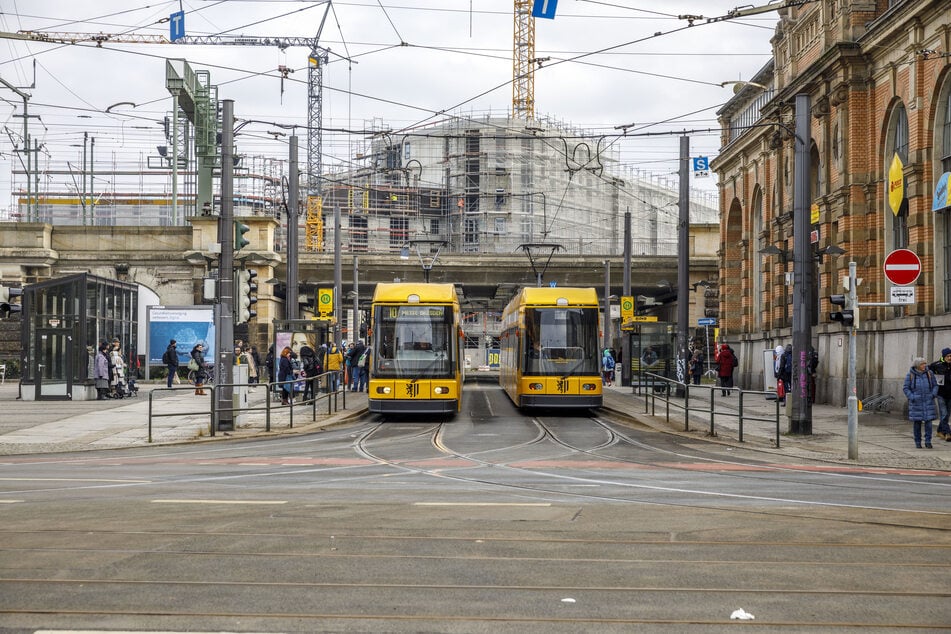 Der Bahnhof Dresden Mitte: Hier wurde der Unbekannte das letzte Mal gesehen. (Archivbild)