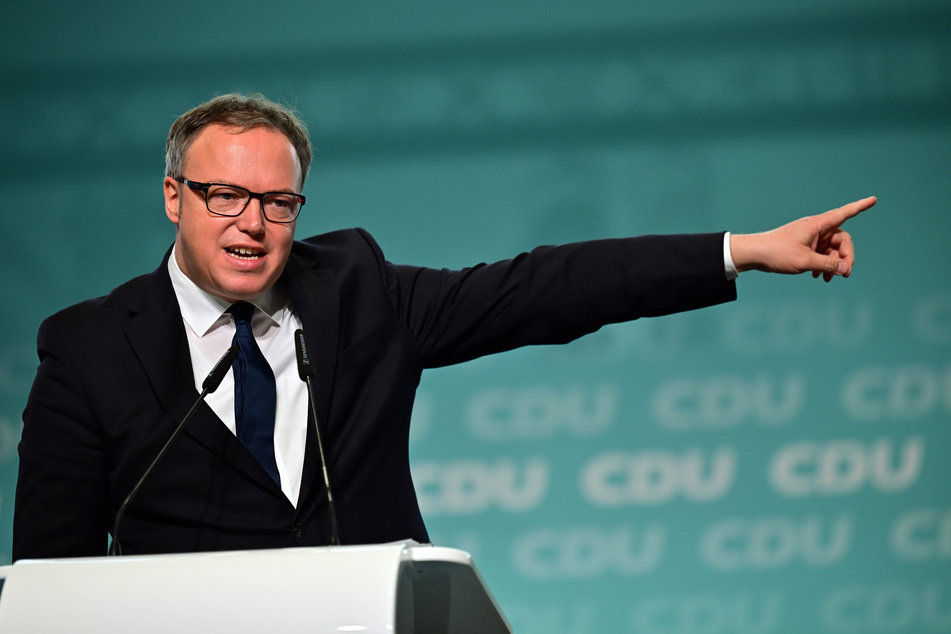 Der Thüringer CDU-Spitzenkandidat Mario Voigt (47) will sich mit dem Thüringer AfD-Chef Björn Höcke zum Fernsehduell treffen. (Archivbild)