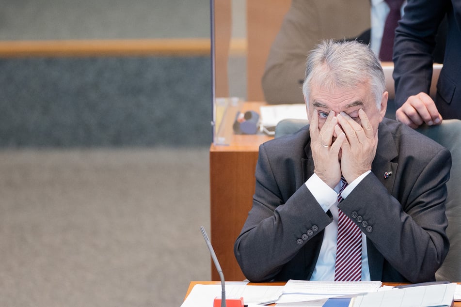 NRW-Innenminister Herbert Reul (68) bei einer Sitzung im NRW-Landtag.