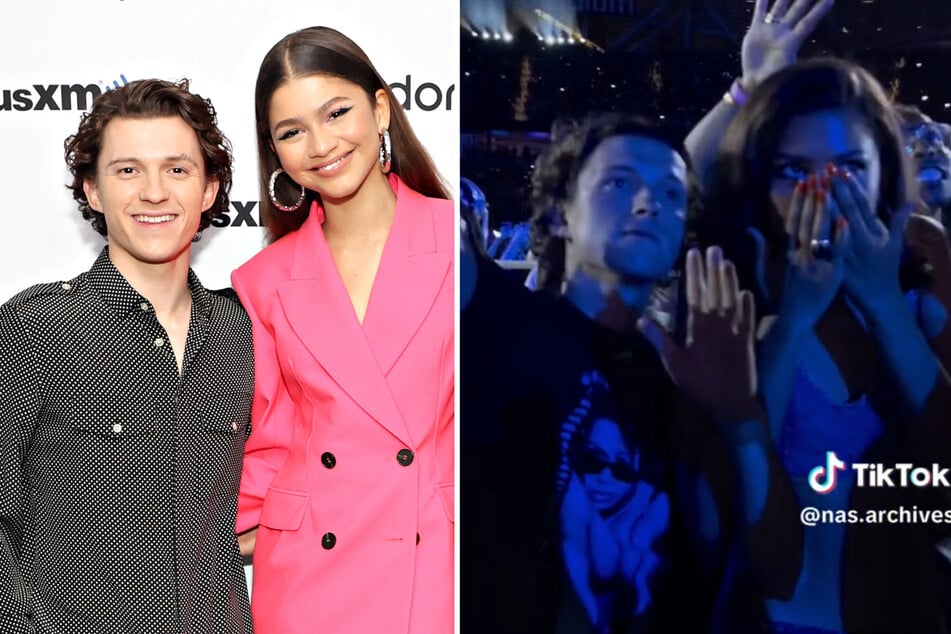 Zendaya and Tom Holland were spotted at the Renaissance World Tour in Los Angeles on Monday.