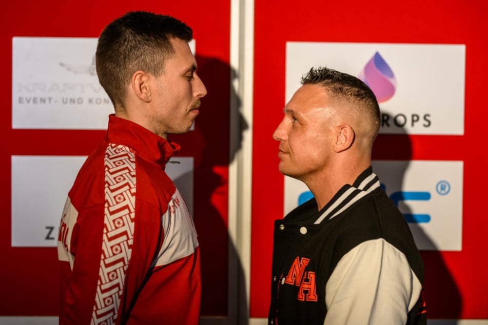 Stehen sich gegenüber: Boxer Tom Dzemski (27) und Boxer Nick Hannig (GER).