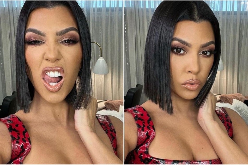 On Wednesday, Kourtney Kardashian clarified a remark made by a fan who alleged she had altered her face and body.