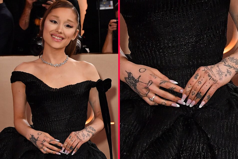 Ariana Grande shows off stunning collection of new hand tattoos