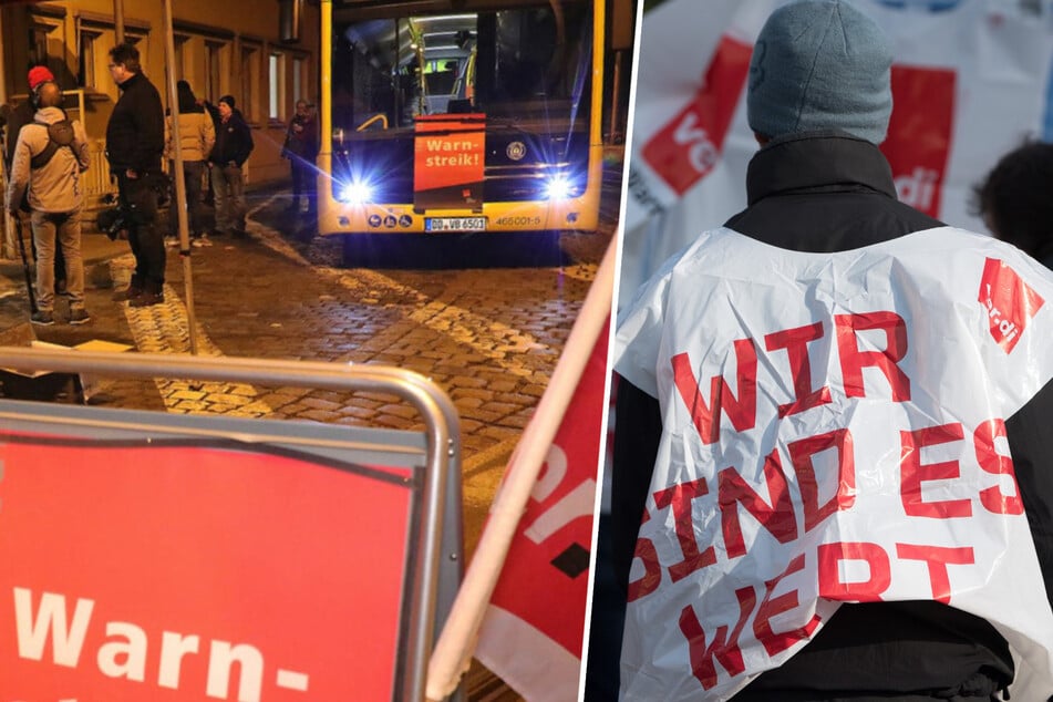 Unbefristeter Streik im Nahverkehr! Das fährt in Dresden - und das nicht