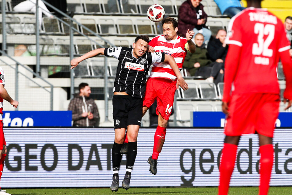 Petar Sliskovic (l.) war erst im vergangenen Sommer von Drittliga-Absteiger VfR Aalen zum MSV Duisburg gewechselt, wo er über eine Rolle als Ersatzspieler aber nicht hinauskam.