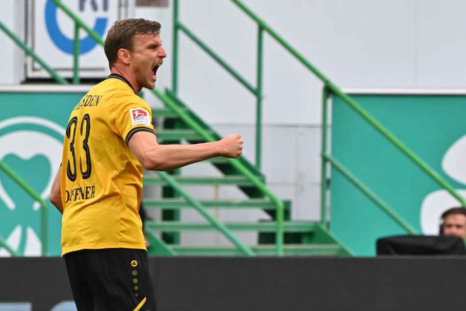 Christoph Daferner erzielte den ersten Dynamo-Treffer der Saison und hatte auch sonst gute Chancen - das wird mit der Bestnote belohnt.