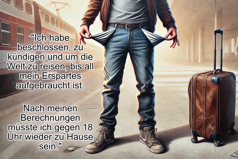 Vorher sparen wäre vielleicht sinnvoll gewesen.