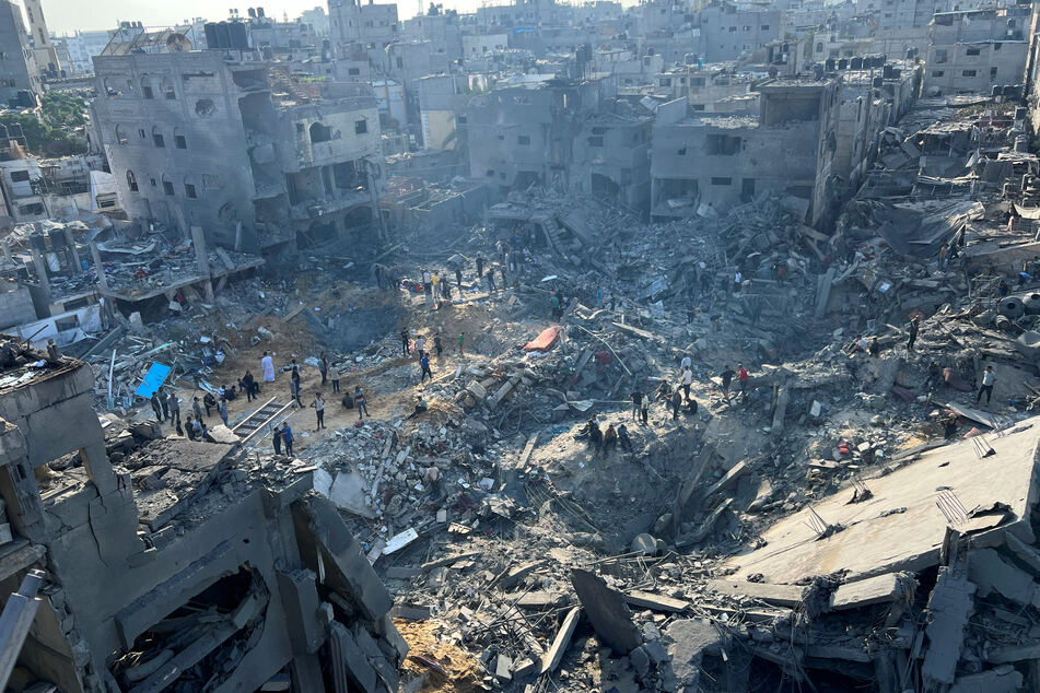 Jabalia, Gaza's largest refugee camp, was struck by a second Israeli air strike in as many days.