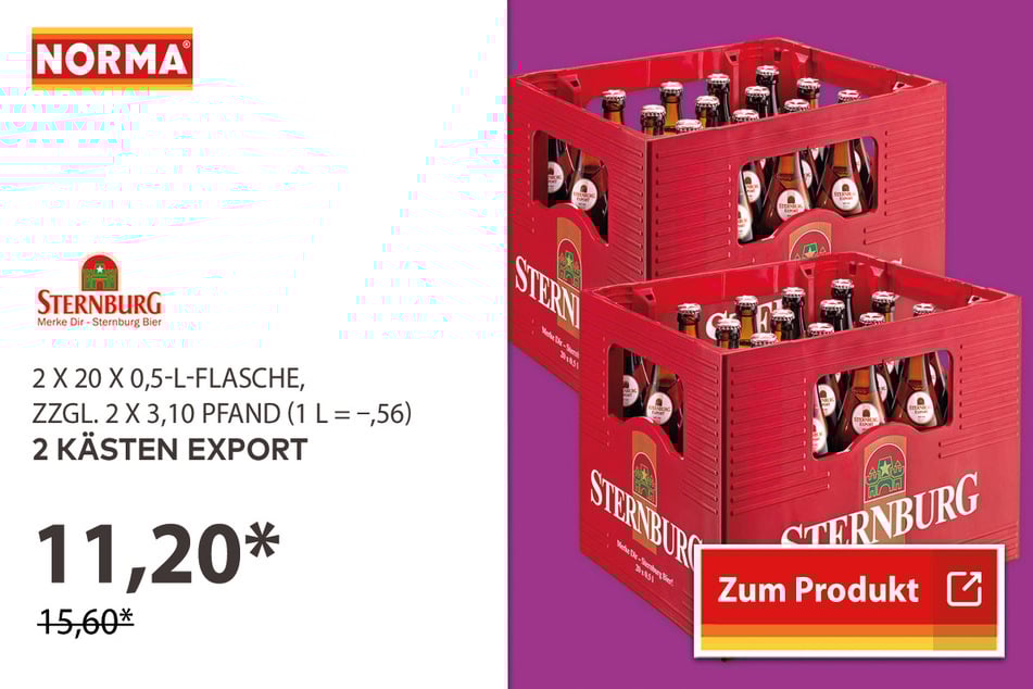Zwei Kästen Export für 11,20 Euro