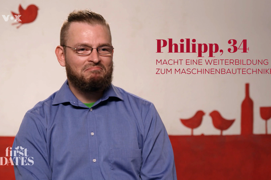 Philipp (34) sucht nach 14 Jahren Single-Dasein bei "First Dates" nach einer festen Partnerin.