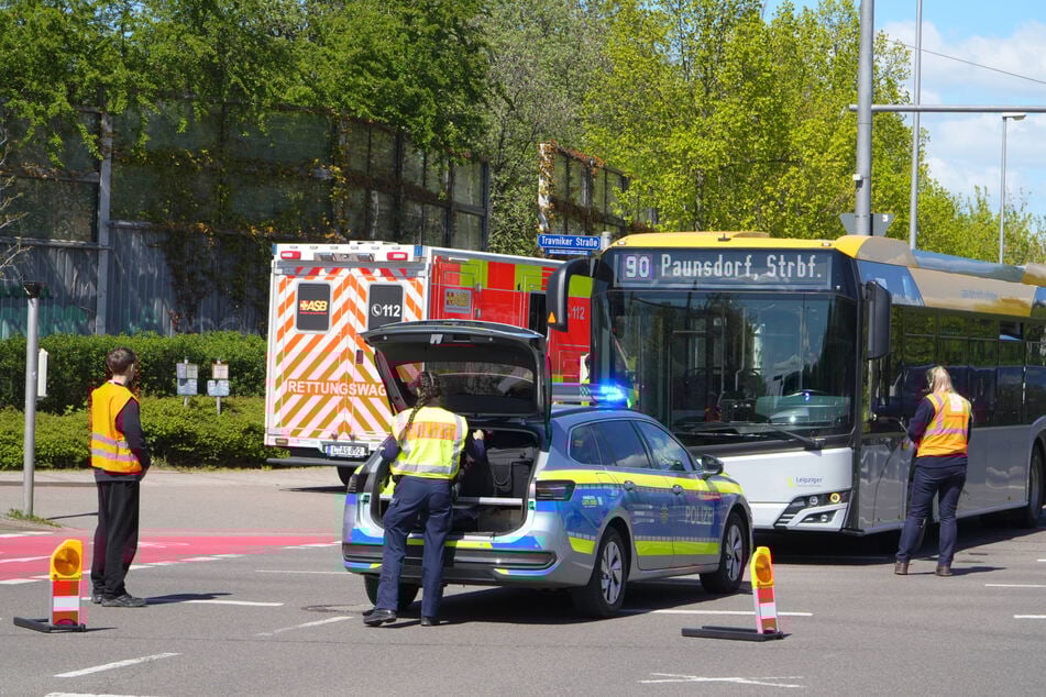 Der Busfahrer konnte den Unfall nicht mehr verhindern.