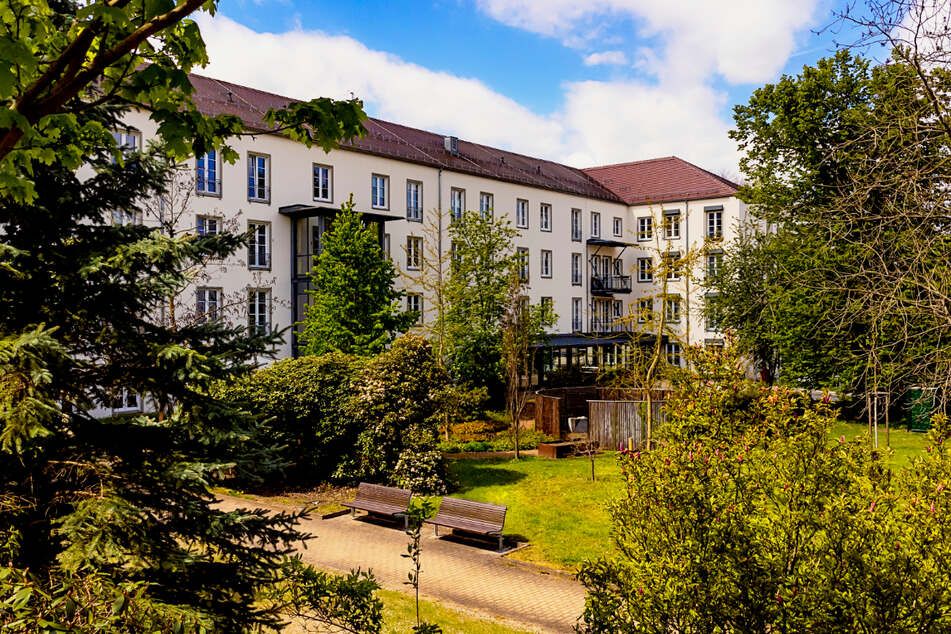 Inmitten vom Grün vereint die bewegte Tagespflege medizinische Versorgung mit Spaß und Leichtigkeit.