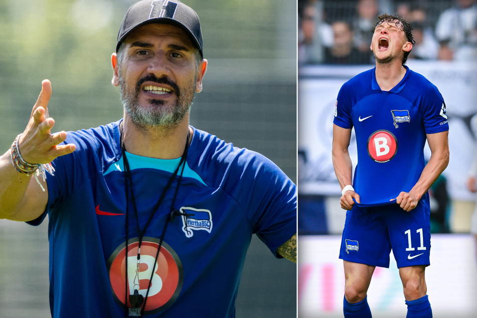 Cristian Fiél (44) muss im Trainingslager auf Unterschiedsspieler Fabian Reese (26, r.) verzichten.