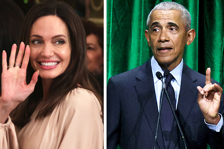 Barack Obama (62, r.) und Angelina Jolie (48) gehören wohl zu den prominentesten Linkshändern.