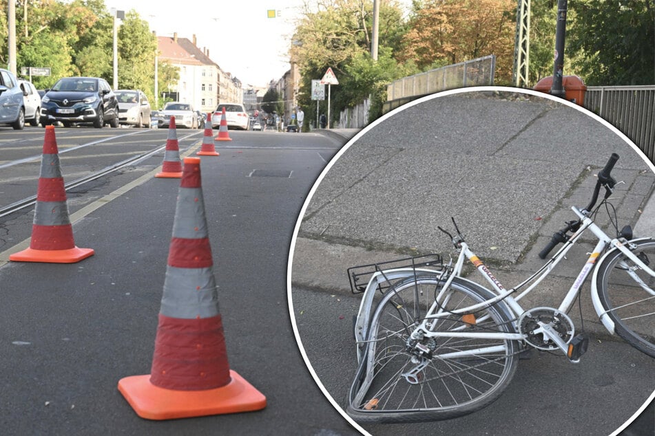 Crash im Westen von Leipzig: Rentner verliert Kontrolle über Suzuki und erfasst Radlerin