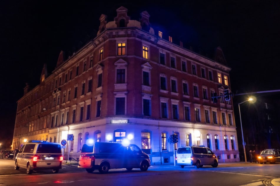 Polizeieinsatz am Freitagabend auf dem Chemnitzer Sonnenberg.