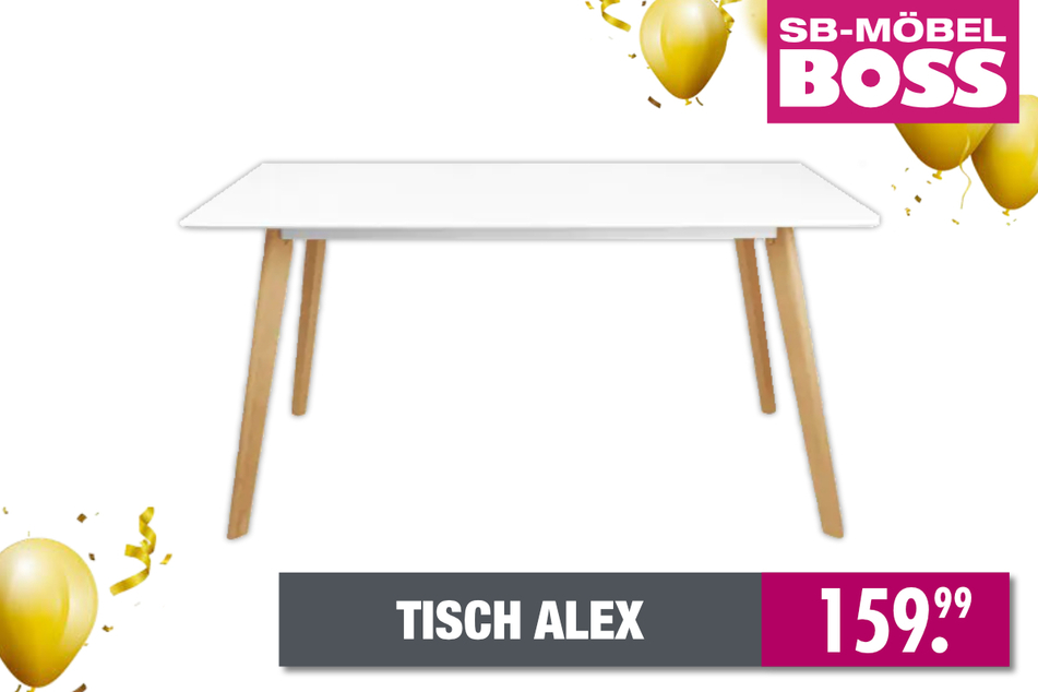 Tisch Alex für 159,99 Euro.