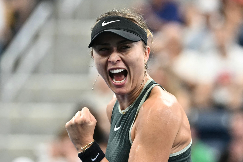 Paula Badosa (pictured) reached the US Open quarter-finals for the first time on Sunday by conquering Wang Yafan as well as New York's suffocating humidity.