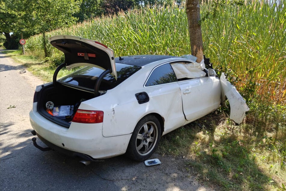 Der Beifahrer wurde schwer verletzt.