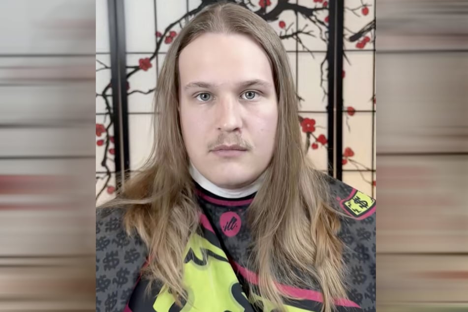 Así se veía el cliente (24) antes de su cambio de look.