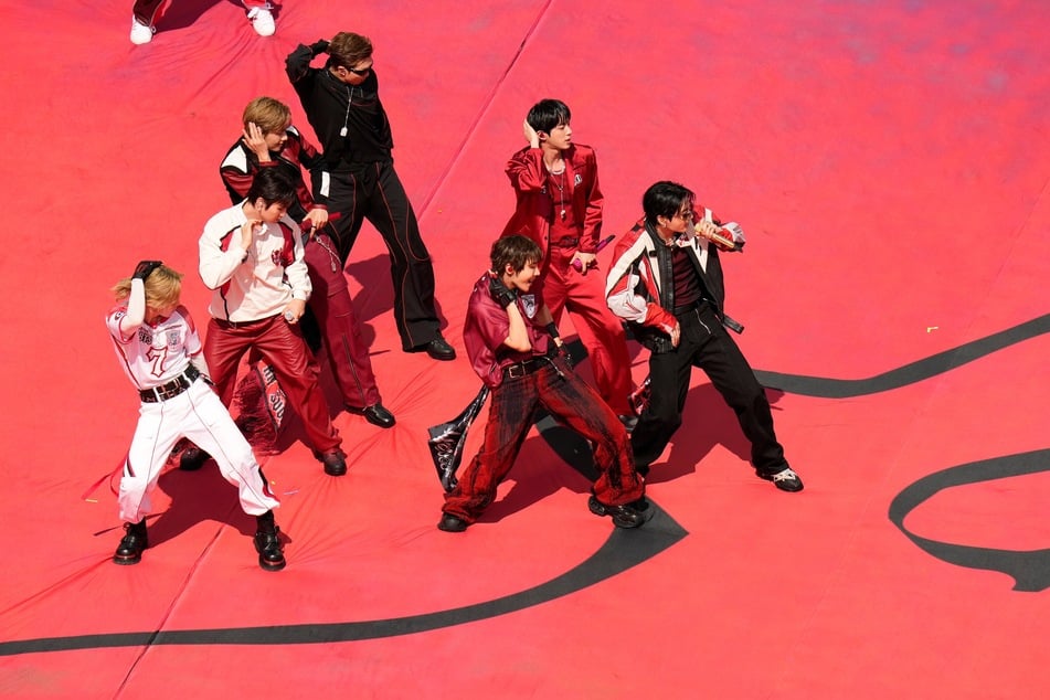 Die südkoreanische K-Pop-Band BTS sorgte schon vorab für Begeisterung.