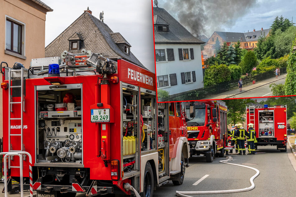 Feuerwehreinsatz in Limbach: Kinderspielhaus in Flammen
