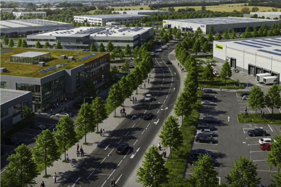 So soll der Innovationscampus an der Kalkstraße später einmal aussehen.