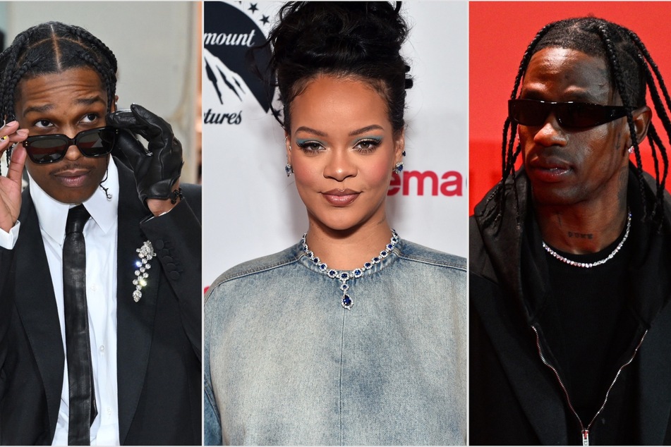 Drama? A$AP Rocky (l.) may have started another hip-hop feud with Travis Scott after fans speculated that he dissed the rapper over his brief romance with Rihanna.