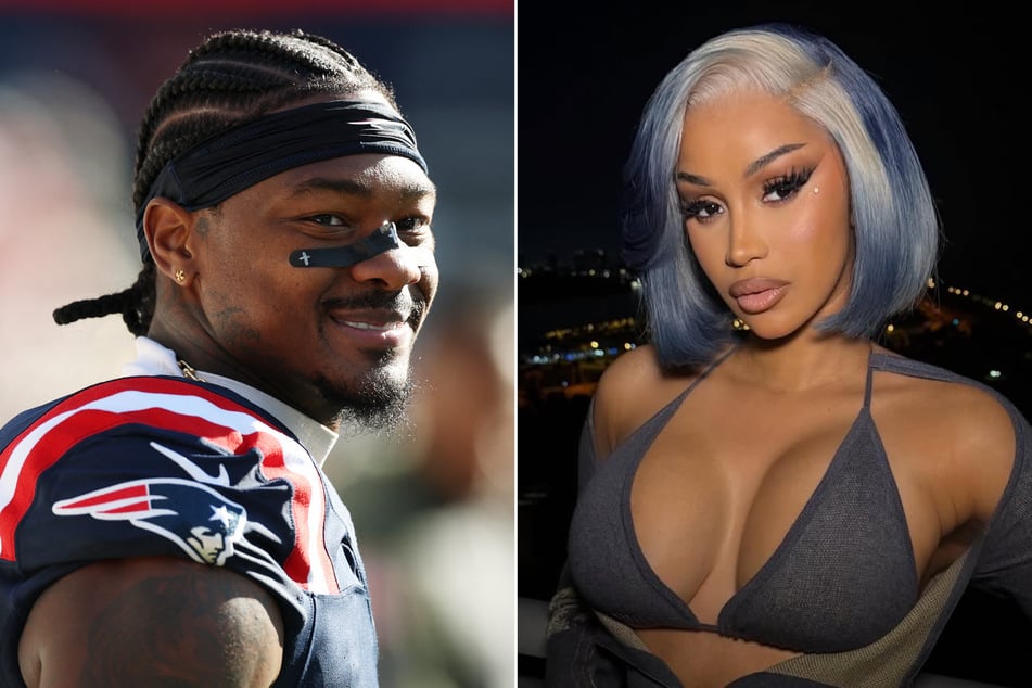 Cardi B (r.) stepped out in style to celebrate Stefon Diggs' 32nd birthday just a few weeks after welcoming their first baby together.