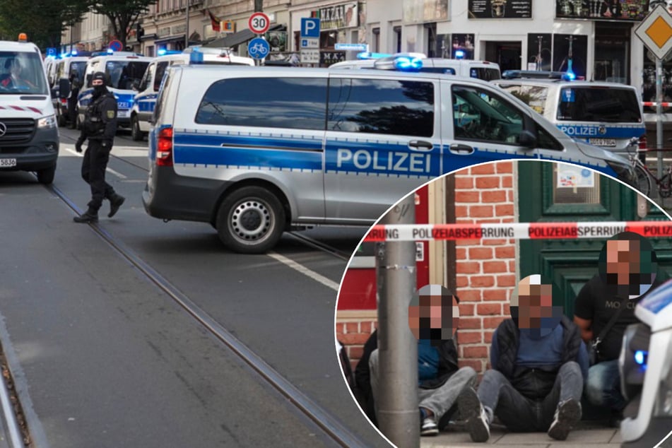 Leipzig: Großeinsatz im Leipziger Osten: Razzia auf der Eisenbahnstraße