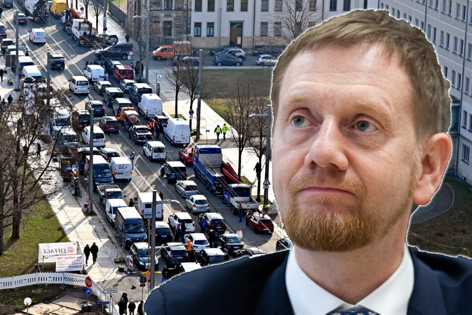 MP Kretschmer verzettelt sich: Sind Straßenblockaden jetzt gut oder schlecht?