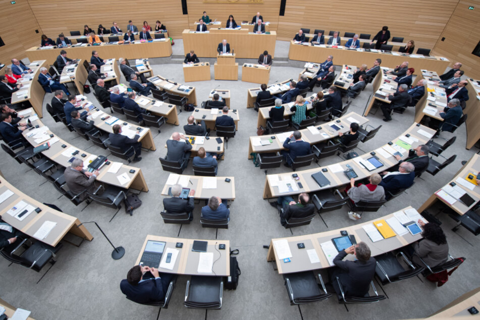 Der Landtag von Baden-Württemberg.