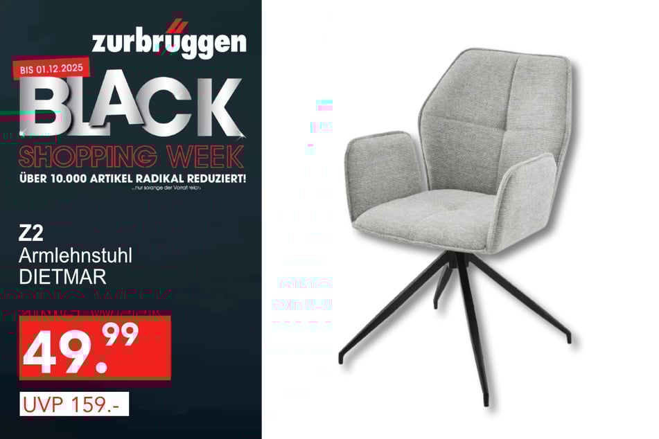 Der Z2 Armlehnstuhl DIETMAR
für 49,99 statt 159 Euro.